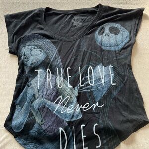 Disney Black and Blue Graphic Women's Tee